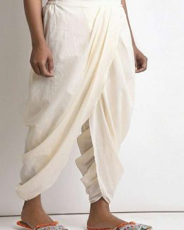 White Dhoti Free Size