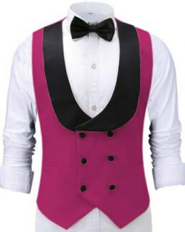 Men’s Design Slim Fit Jacket+Shirt