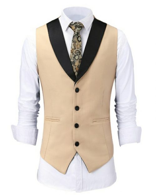 Men's Design Slim Fit Jacket+Shirt - Image 3
