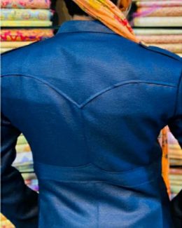 Blue Hunting Jodhpuri  Jacket