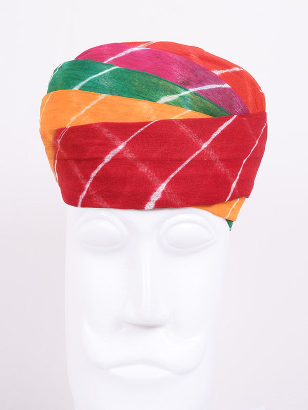 Jodhpuri Panchrangi Leheriya Safa