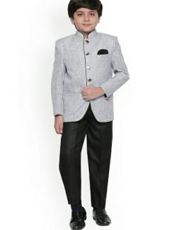 Kid’s Solid Color Jodhpuri Suit