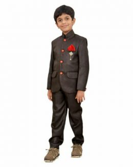 Kid’s Solid Color Jodhpuri Suit