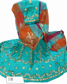 Satin Suit Single Colour Thakurji Pure Odhana
