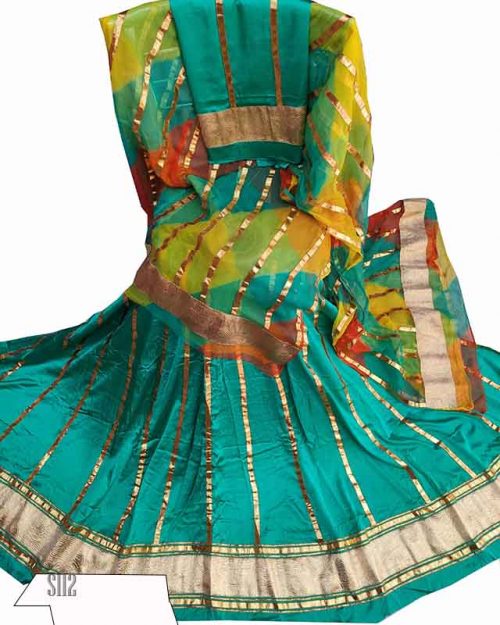 Satin Suit Multi Colour Humrahi Pure Odhana - Image 9