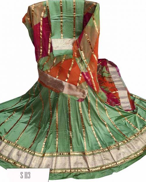 Satin Suit Multi Colour Humrahi Pure Odhana - Image 4