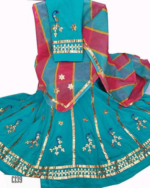 Cotton Suit Multi Colour  Odhana - Image 3
