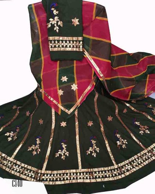 Cotton Suit Multi Colour  Odhana - Image 4