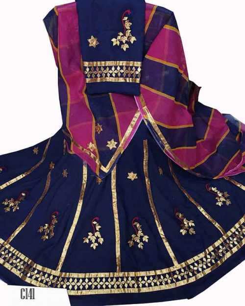 Cotton Suit Multi Colour  Odhana - Image 5