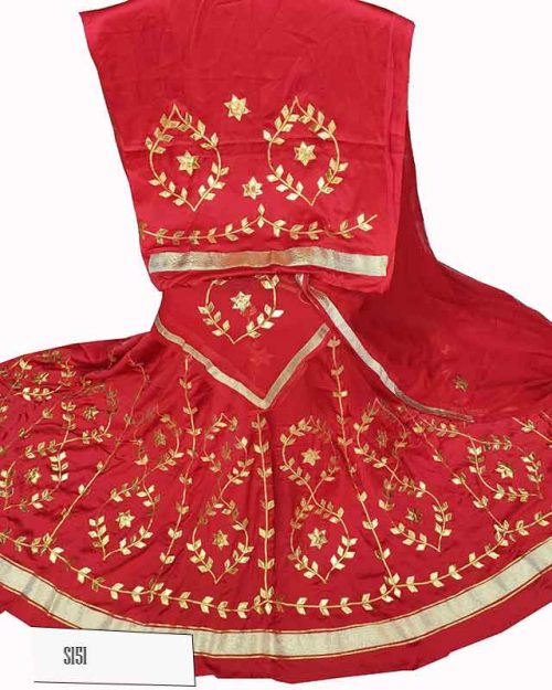 Satin Suit Single Colour Humrahi Odhana - Image 4