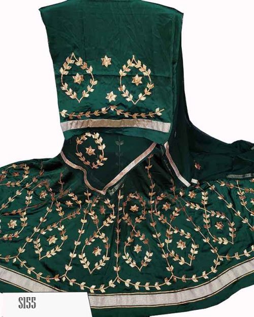 Satin Suit Single Colour Humrahi Odhana - Image 7