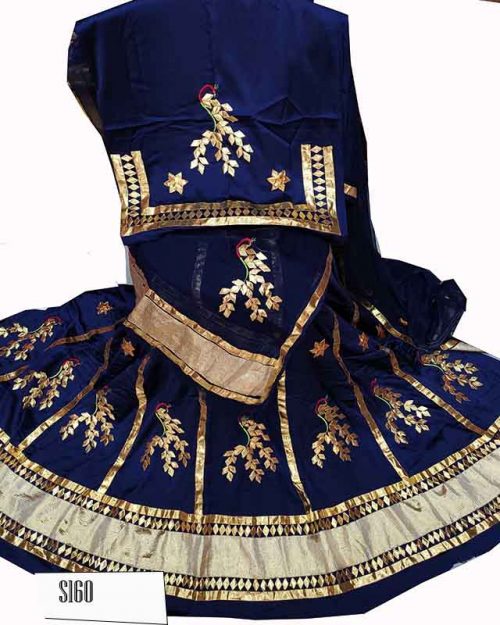 Satin Suit Single Colour Thakurji Pure odhana - Image 5