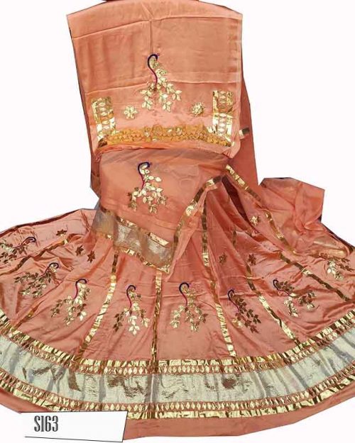 Satin Suit Single Colour Thakurji Pure odhana - Image 8