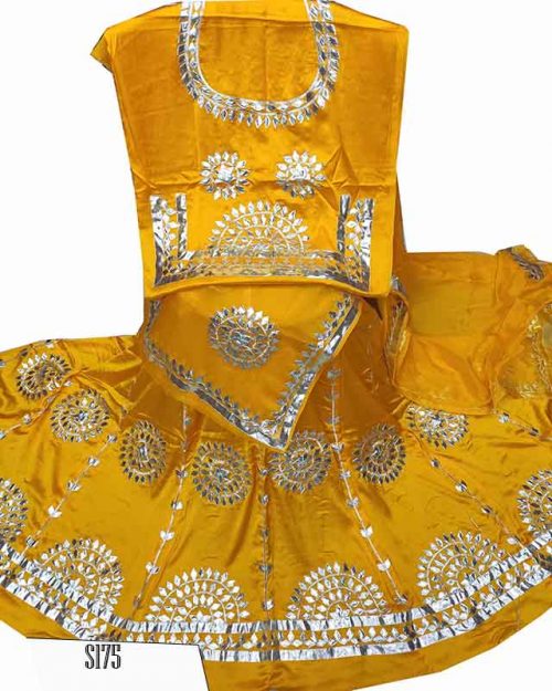 Satin Suit Single Colour Humrahi Odhana - Image 3