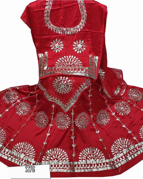 Satin Suit Single Colour Humrahi Odhana - Image 4