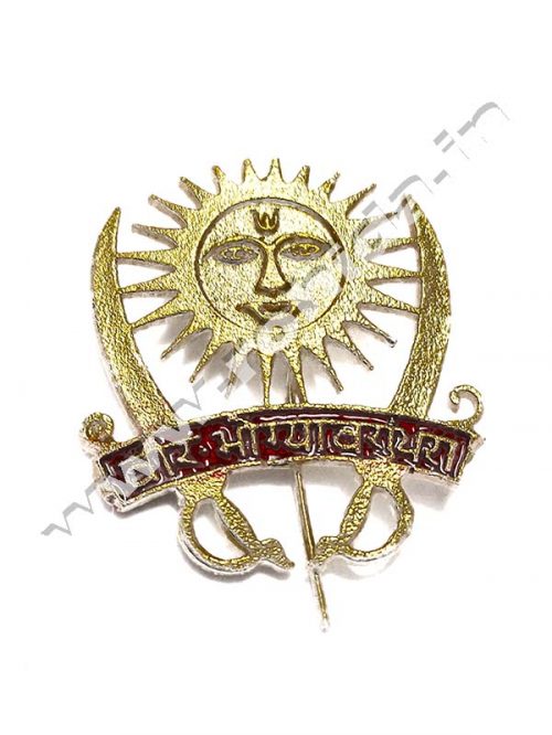 Veer Bhogya Vasundhara Cap Brooch ( Logos )