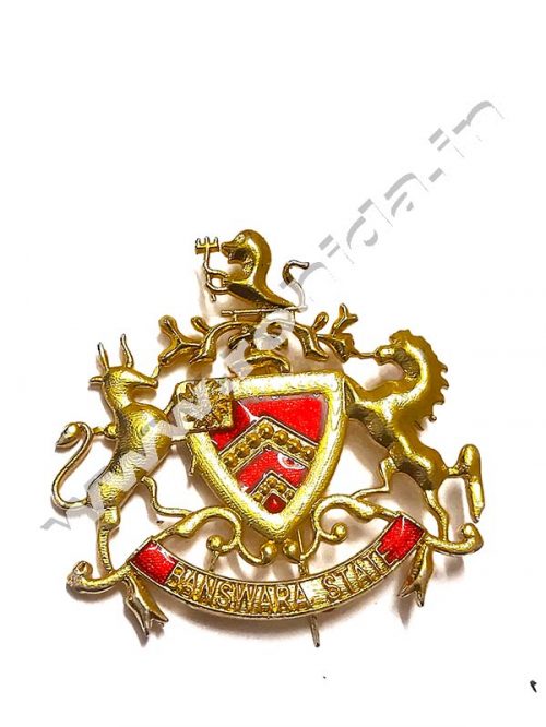 Banswara State Cap Brooch ( Logos )