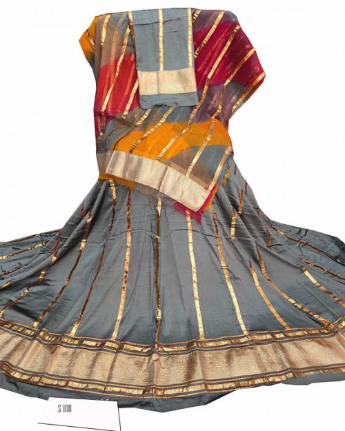 Satin Suit Multi Colour Humrahi Pure Odhana - Image 6