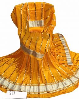 Satin Suit Single Colour Thakurji Pure Odhana