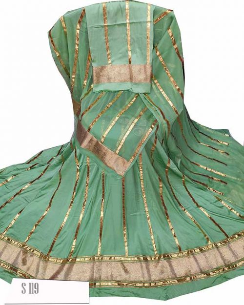 Satin Suit Single Colour Thakurji Pure Odhana - Image 4