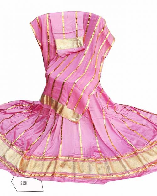 Satin Suit Single Colour Thakurji Pure Odhana - Image 2