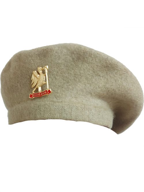 light brown  RAJPUTANA BERET CAP