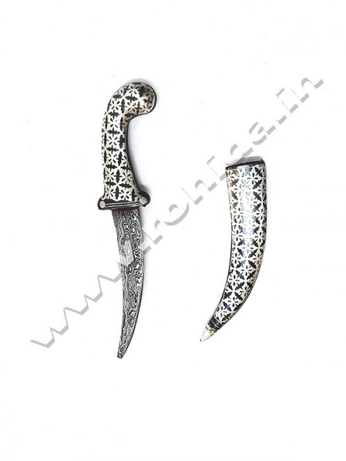 Rajputi Beautiful Kataar  Silver Work - Image 2