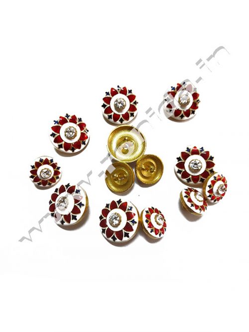 Meenakari  Design   Button’s - Image 2