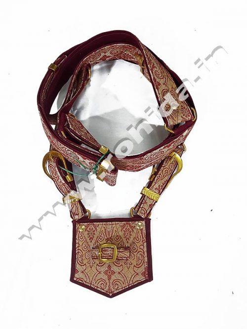 Wedding Cross belt With Plain Buckle
