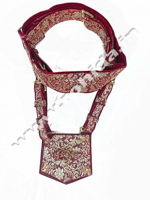 Wedding Cross belt With Plain Buckle
