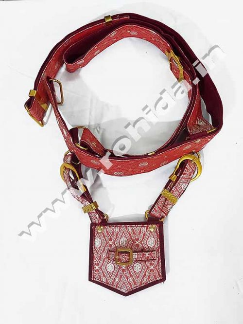 Wedding Cross belt With Plain Buckle
