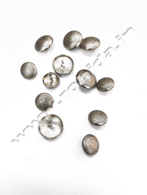 Silver COATBUTTON Blazer Button Set - Image 2