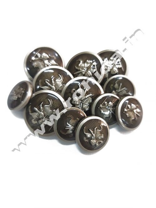 Silver COATBUTTON Blazer Button Set