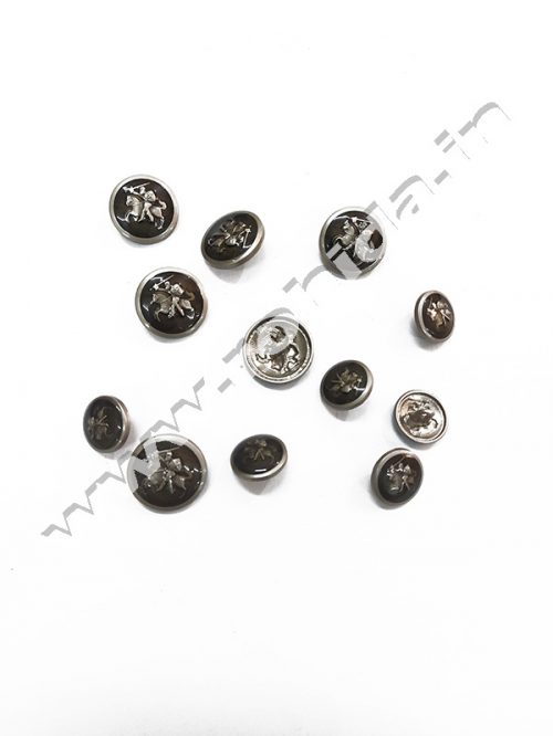 Silver COATBUTTON Blazer Button Set - Image 2