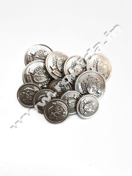 Silver COATBUTTON Blazer Button Set - Image 2