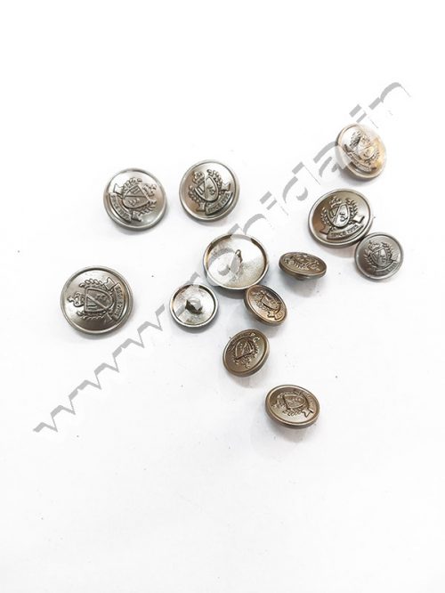 Silver COATBUTTON Blazer Button Set