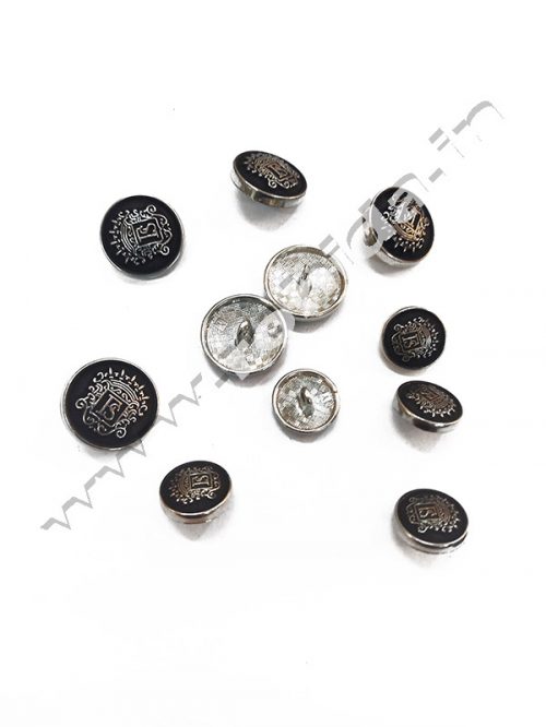 Silver COATBUTTON Blazer Button Set - Image 2