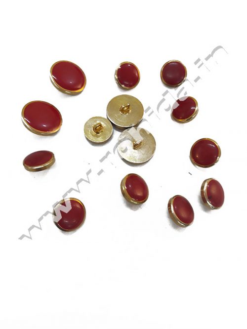 Red COATBUTTON Blazer Button Set