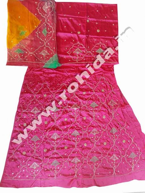 satan suit pyor odhna with kardhana aari resham   hand work poshak