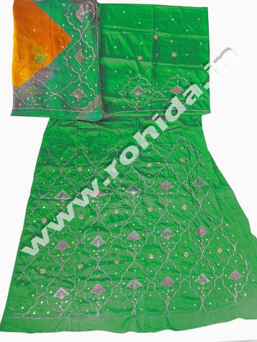 satan suit pyor odhna with kardhana aari resham   hand work poshak