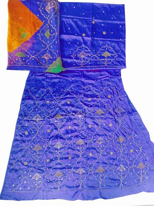 satan suit pyor odhna with kardhana aari resham  hand work poshak