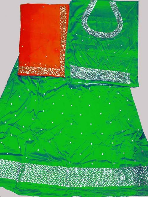 SATAN SUIT THAKURJI  PYOR ODHNA AARI TAARI  HAND WORK