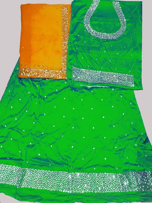 SATAN SUIT THAKURJI  PYOR ODHNA AARI TAARI  HAND WORK