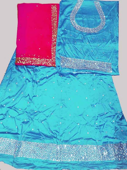 SATAN SUIT THAKURJI  PYOR ODHNA AARI TAARI  HAND WORK