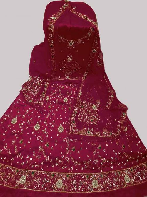 SAAMU SATAN SUIT THAKURJI  PYOR ODHNA ZARDOSI  HAND WORK