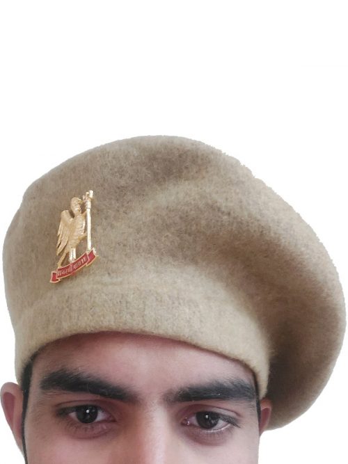 light brown  RAJPUTANA BERET CAP - Image 2