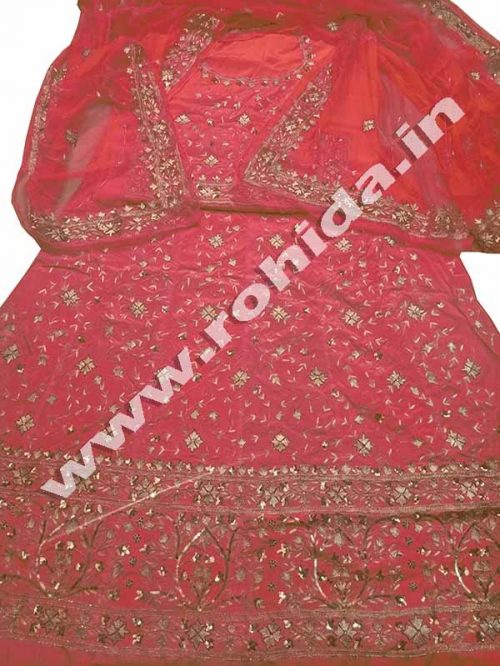 Gaajari colour  aari taari jarri work thakurji pyor odhna