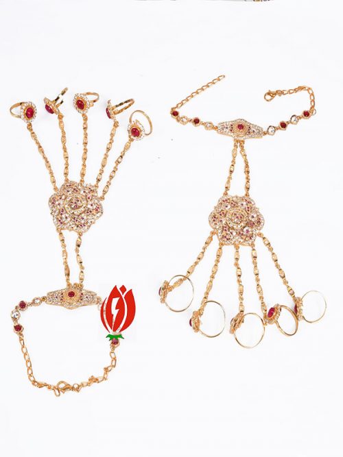 5 - Ring's Hathphool Jadai Goldlook Hand Setting