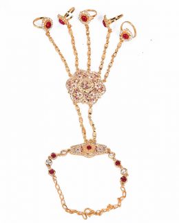 5 – Ring’s Hathphool Jadai Goldlook Hand Setting