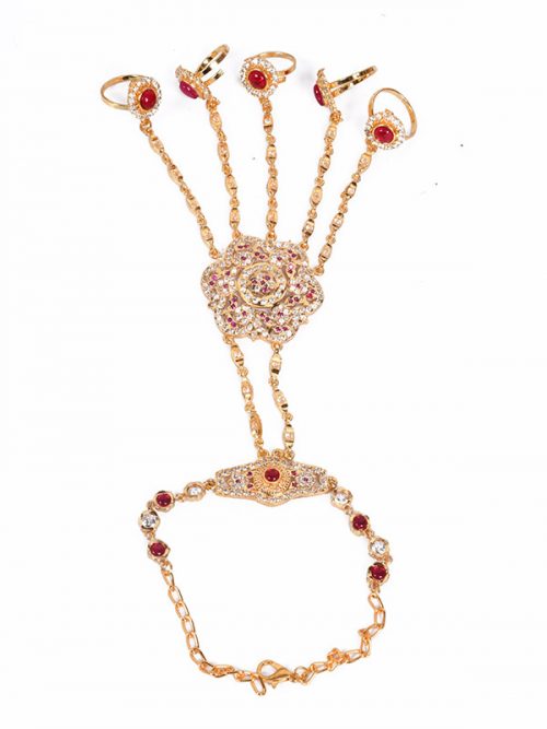 5 - Ring's Hathphool Jadai Goldlook Hand Setting - Image 2